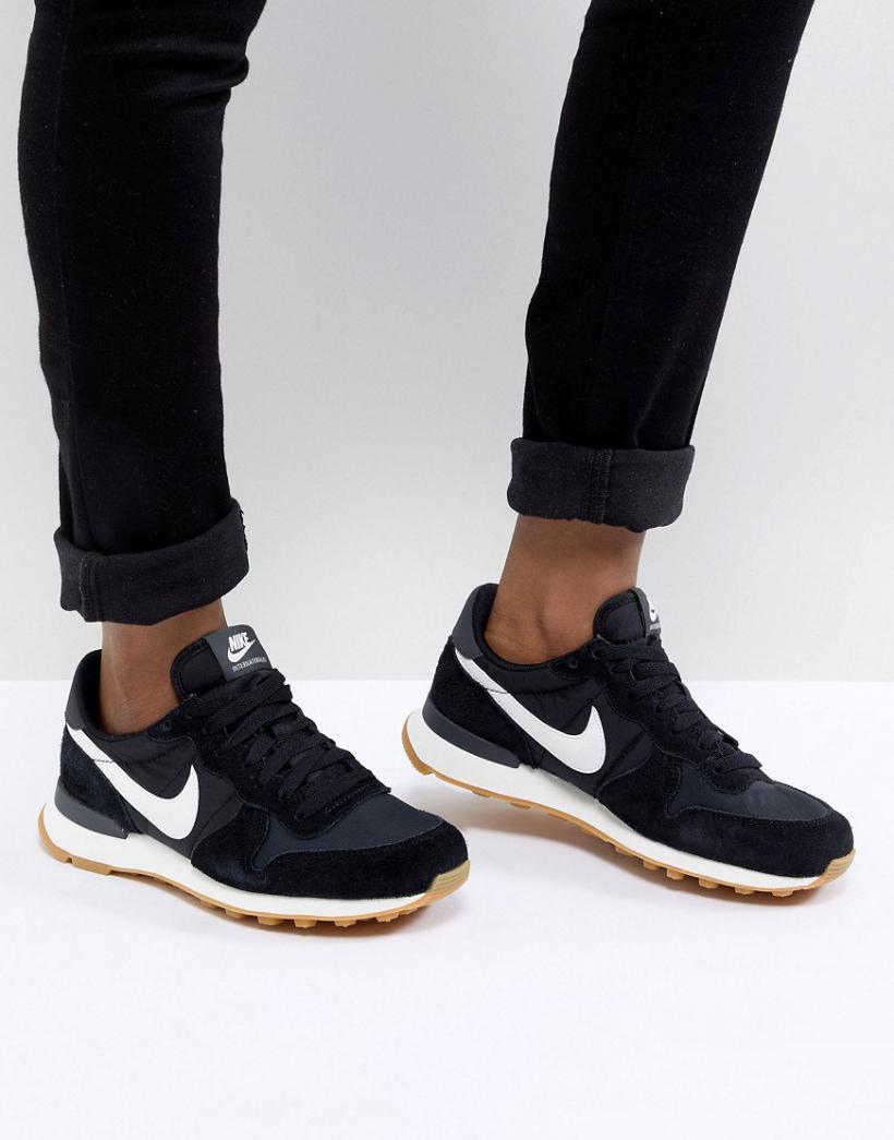 Donna Nike Nike - Internationalist - Sneakers Nere E Bianche Black ... مرطب يد