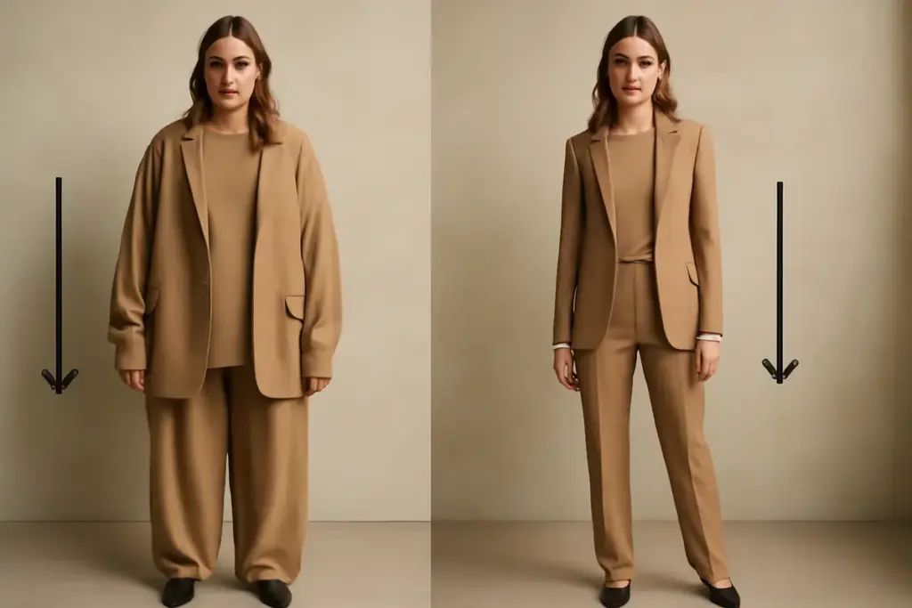 Vestiti oversize: fino a che punto valorizzano davvero? Le proporzioni corrette che migliorano la figura