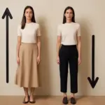 Gonna midi o pantalone crop? I criteri pratici per scegliere cosa dona di più alla tua statura